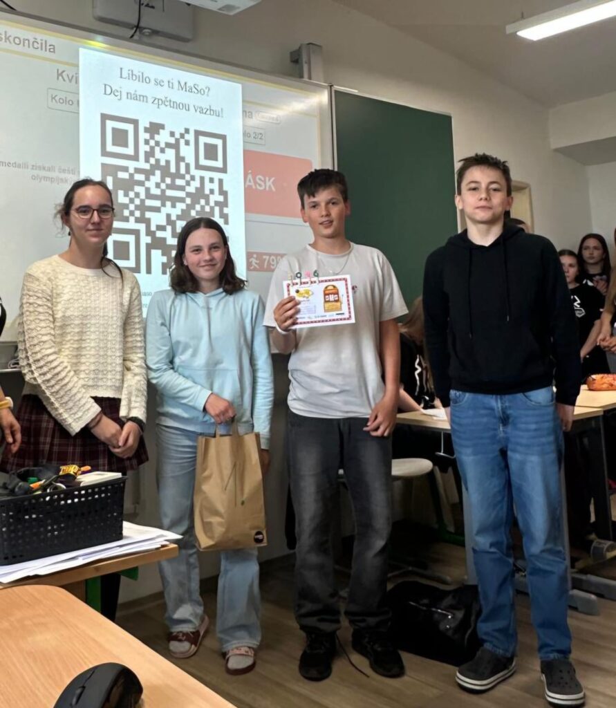 Pátí v celorepublikové matematické soutěži!